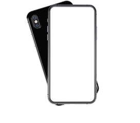 smartphone digital isolated 3d background