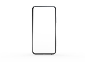 smartphone digital isolated 3d background