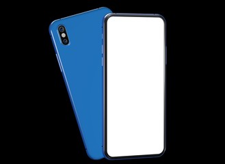 smartphone digital isolated modern