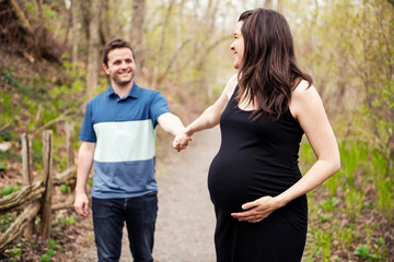 Nice and Romantic moments for pregnant couple