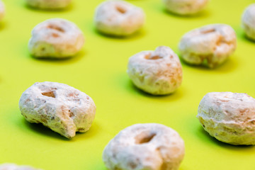  Special donuts with sugar for snack after school