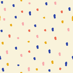 pattern of geometric shapes. Colorful   abstract texture. spotty print.  polka dot background for web, wallpaper, fabric, textile. 