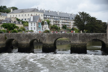 Brücke in Saint Goustan, Bretagne