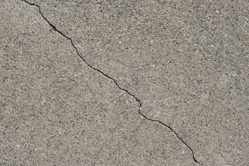 Obraz premium Crack in concrete on the streets of Los Angeles for interior design