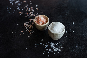 Cooking concept with salt