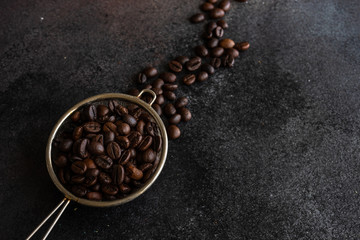 Coffee beans concept
