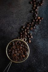 Coffee beans concept