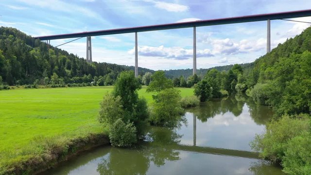 Neckar Viaduct at Weitingen is a bridge that crosses the River Neckar