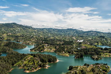 Fototapeta na wymiar Peñol town Colombia Antioquia