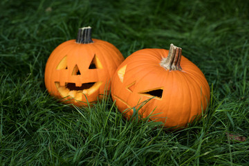 jack-o-lantern, halloween carved pumpkin