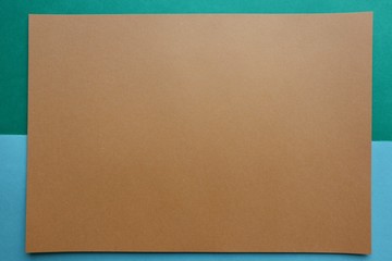Fototapeta premium クラフトペーパーのフレーム背景