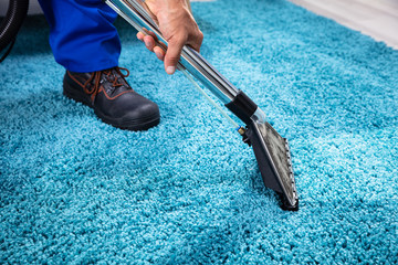 Vacuum Cleaner On Carpet