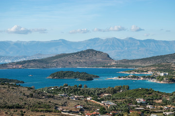 View of Three Island Beach.