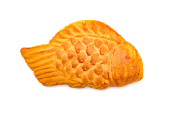 cake of Chinese traditional gold fish for the Mid Autumn Festival