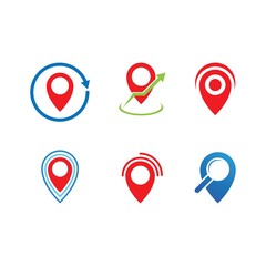 Location point Logo vector
