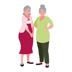 happy grandparents day flat design