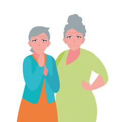 happy grandparents day flat design