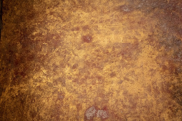 Obraz na płótnie Canvas worn gold painted wall texture