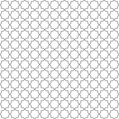 Star plus geometry shape arabic seamless pattern background