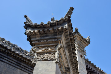 Ancient architecture in Pucheng, Weinan, Shaanxi, China