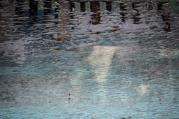 paint peeling off a wooden wall