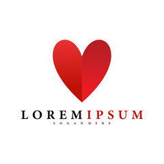 Love or Heart Logo Design template - Vector