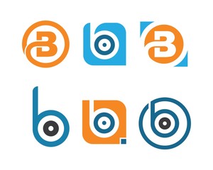 B Letter Icon Design Vector