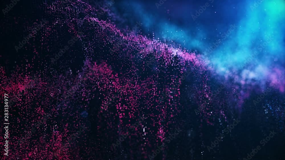 Wall mural abstract particle background.