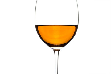 wine glass isolated on white background