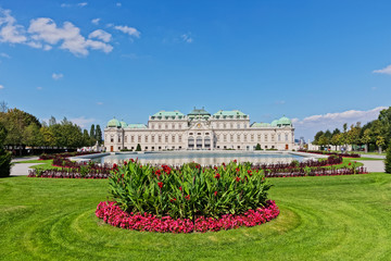 Fototapeta premium The Belvedere in Vienna, Austria