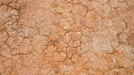 The surface of the soil that is dry without rain