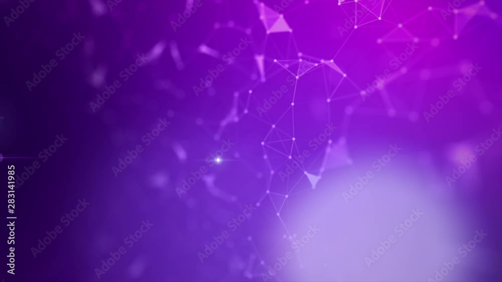 Poster abstract background futuristic dot point and connection line for network cyber technology concept wi