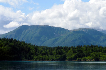 Green mountains