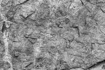 rough stonal texture, black-and-white background, concrete , granite wall