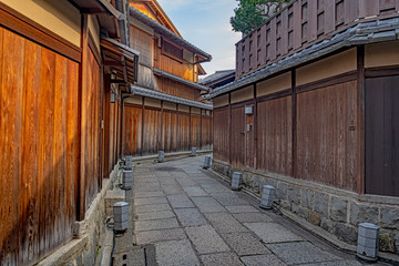 京都東山 石塀小路の風景