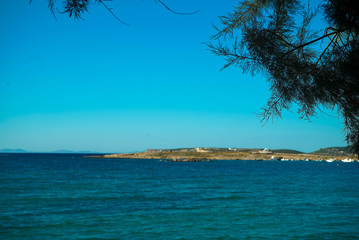 The beaches of Paros island