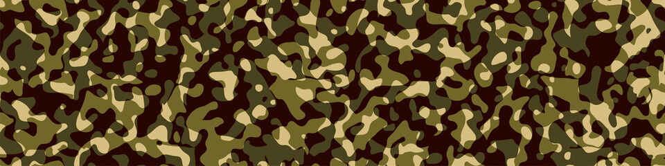 Fototapeta premium Camouflage background. Seamless pattern.Vector. 迷彩パターン