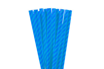 paper tubes blue