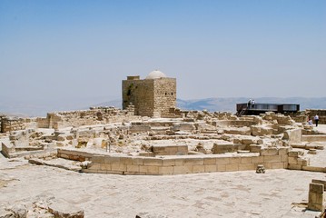 Ruins on Byzantine Church on Mt. Gerizim