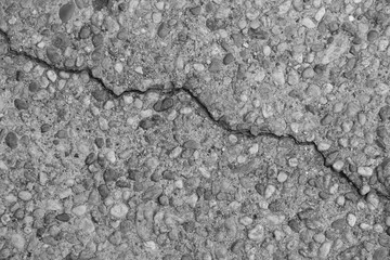  Crack on a concrete surface in Los Angeles for interior design.
