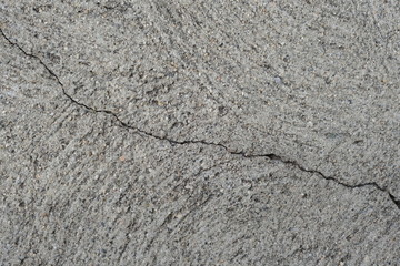  Crack on a concrete surface in Los Angeles for interior design.