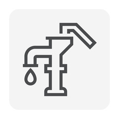 Fototapeta premium water pump icon