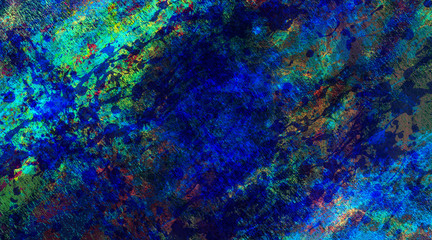 A vivid abstract mosaic of  blue a soft gradient grunge texture. Perfect for modern design, web backgrounds, branding, or editorial visuals seeking color and energy.