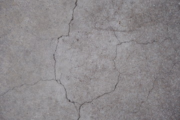  Crack on a concrete surface in Los Angeles for interior design.