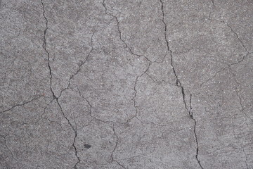  Crack on a concrete surface in Los Angeles for interior design.