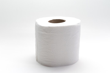 a white tissue on white background.