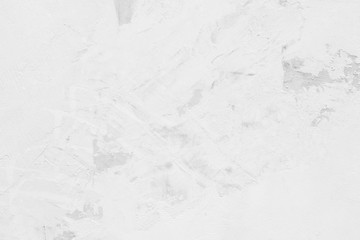 White concrete stone surface paint wall background, Grunge cement paint texture backdrop, White rough concrete stone wall background, Copy space for interior design background, banner, wallpaper