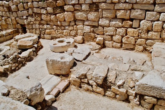 Inside ruins of Church of St. George