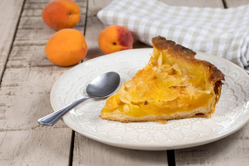 tarte à l'abricot et amandes
