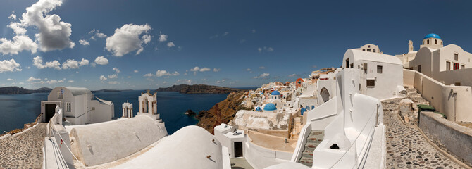 Santorin Oia Panorama Griechenland